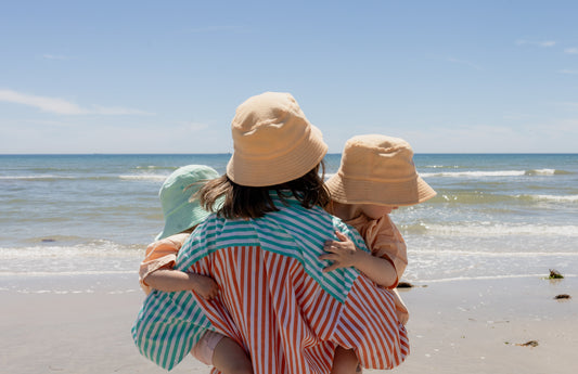 Clam bucket hat - peach - big