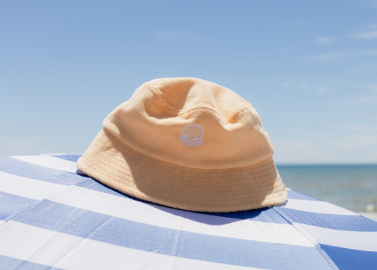 Clam bucket hat - peach - big